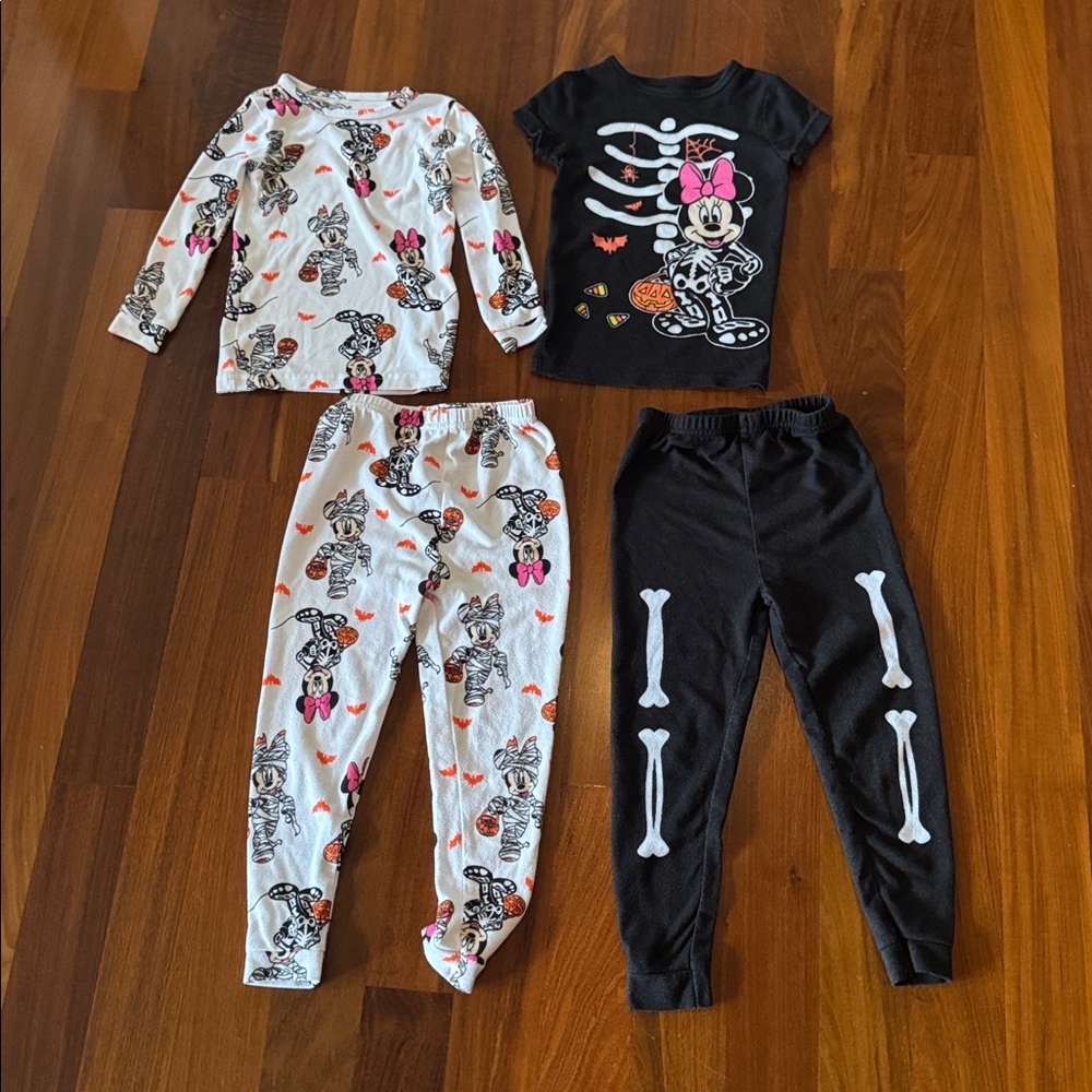 Minnie Mouse 4 Piece Pajama Set - 4T